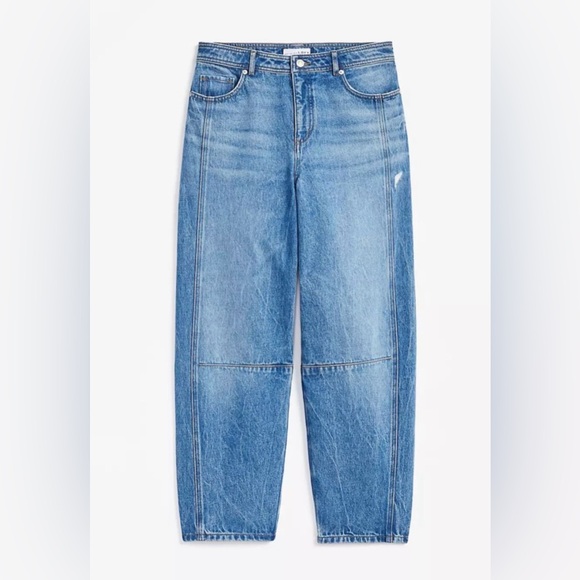 LOFT Denim - LOFT High Rise Barrel Jeans, size 6